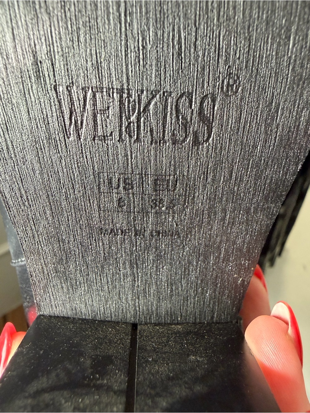 **SOLD**Wetkiss Fringe Cowboy Boots Women's 8 Black Western Boots Festival - Picture 8 of 9